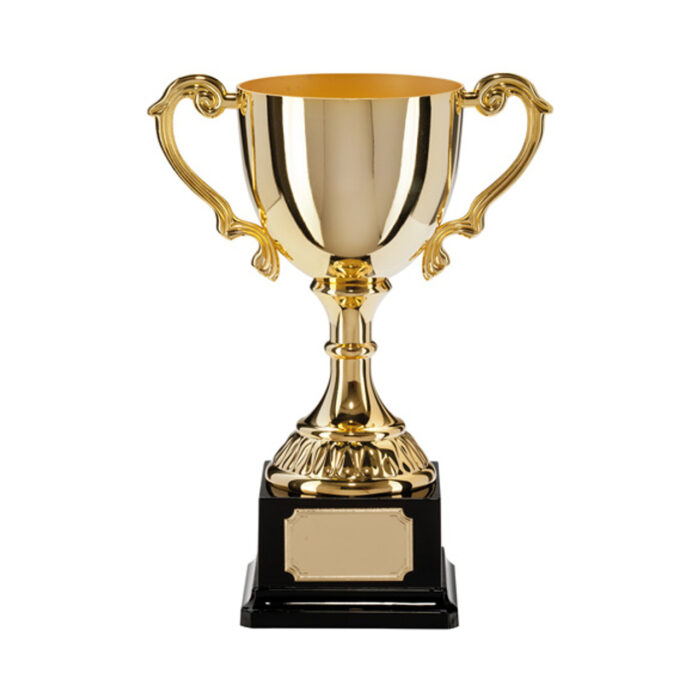 Gold Trophy with Customized Plate