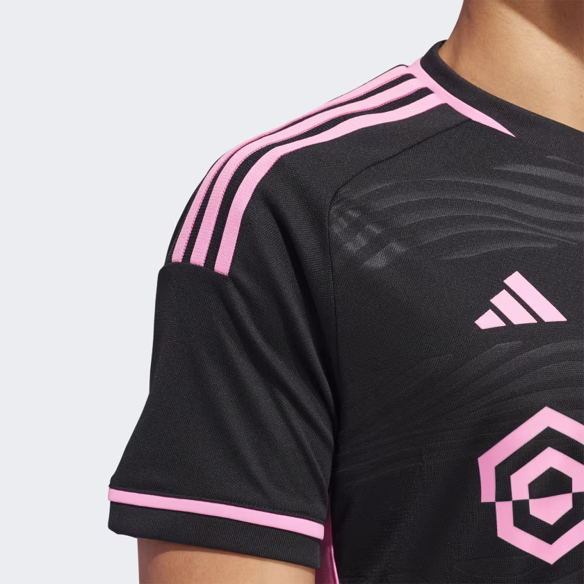 Messi 10 Inter Miami Away Kit Jersey Shirt Black Pink - Image 3